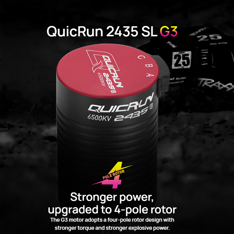 Rc Hobby Wing - HOBBYWING QuicRun 2435 G3 4500KV/6500KV silnik