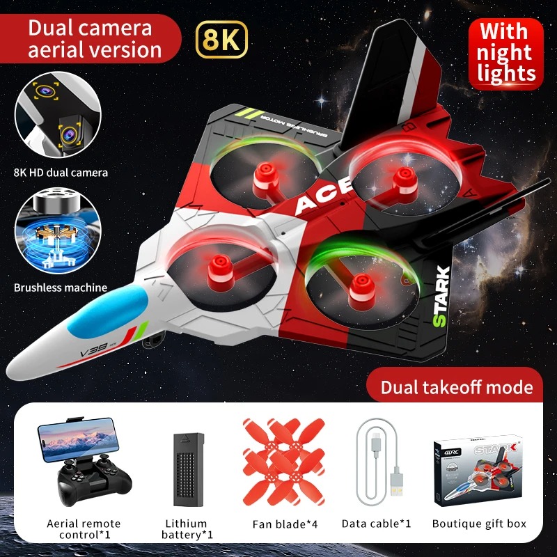 Rc Hobby Jet Plane - Zdalnie sterowany samochód samolot pilotowany Aero