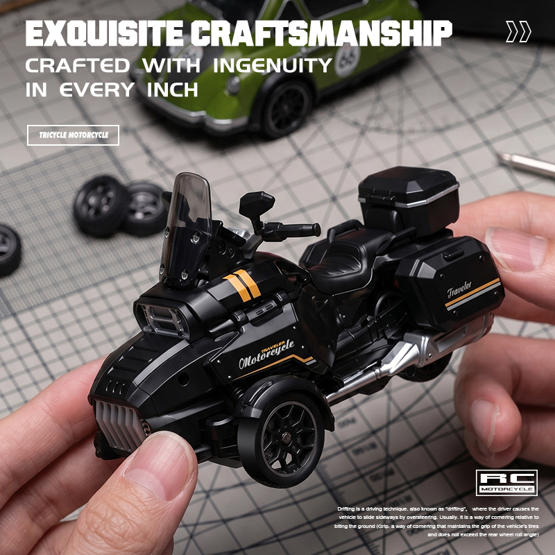 Motocykl trójkołowy RC do drif – Rc Hobby Drift Car recenzja i cena