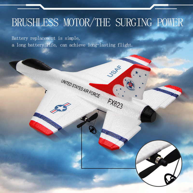 Nowy Fx623/F16 RC samolot dwuk – Rc Glider Foam Wing recenzja i cena