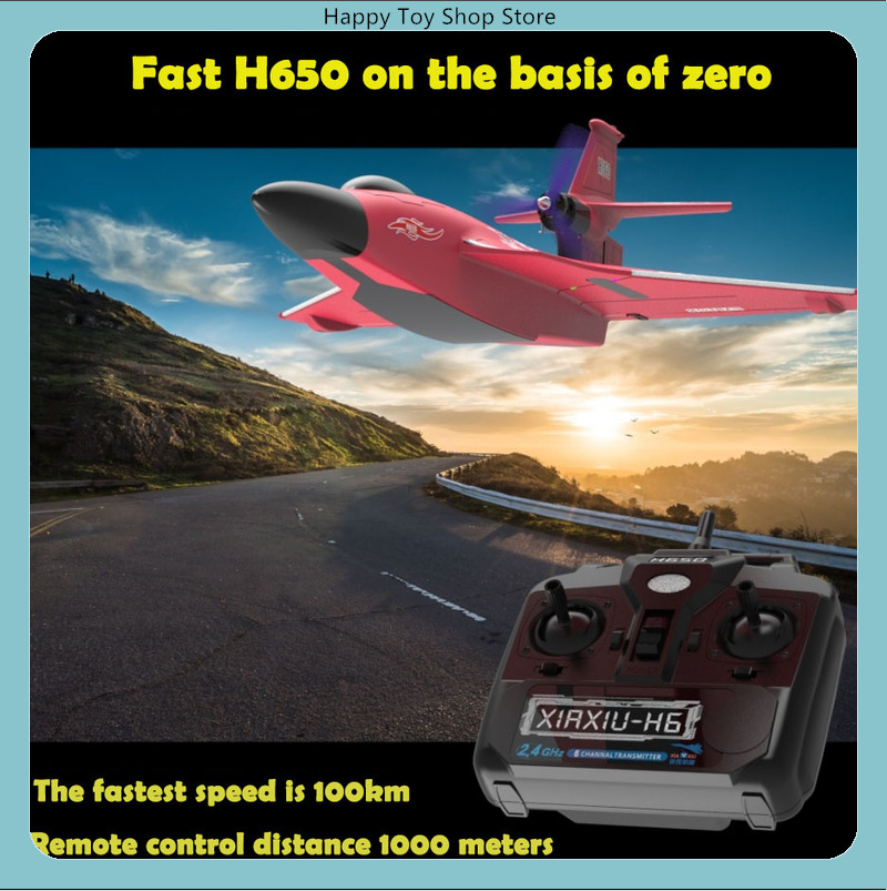 H650 Raptor 6CH Bezszczotkowy  – Rc Glider Foam Wing recenzja i cena