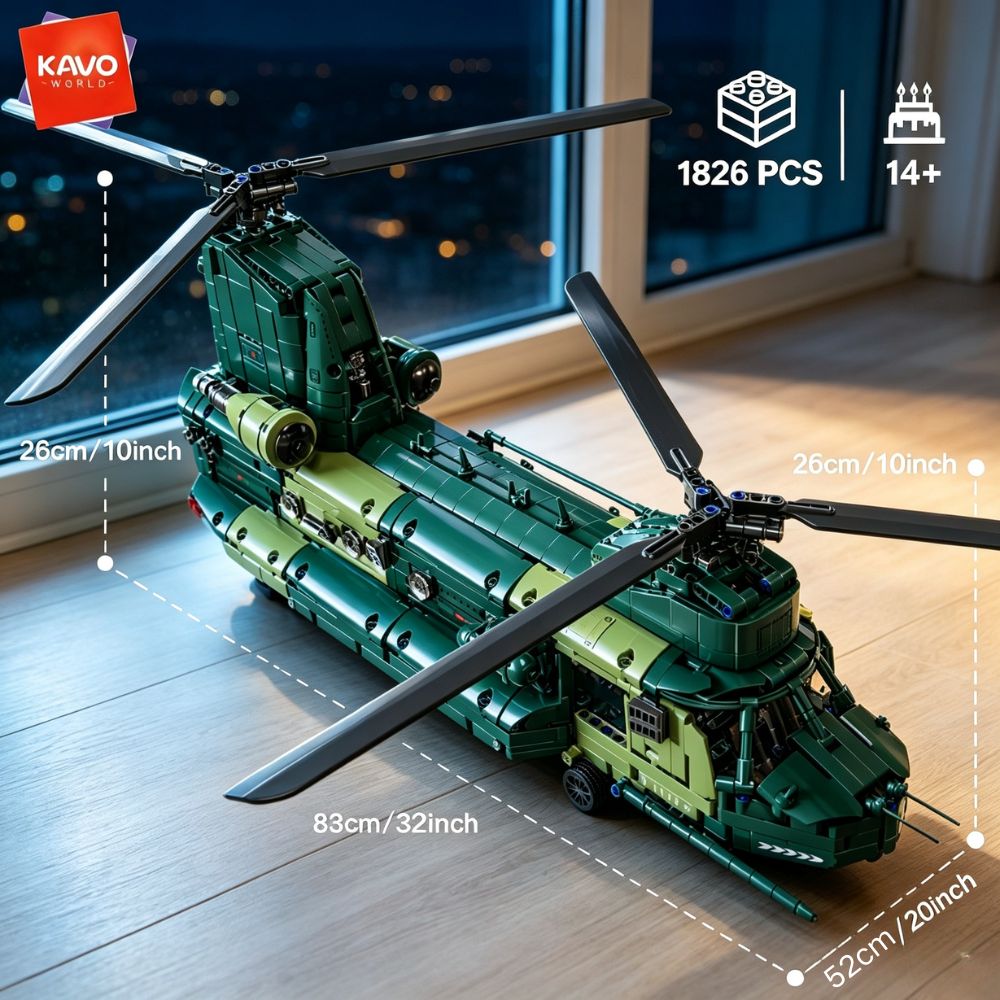 KAVOWORLD 1826 elementów 81 cm – Rc Helicopter Hobby Grade recenzja i cena